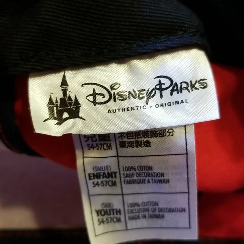 Disney Disneyland Parks Minnie Mouse Ears Hat with Polka Dot Puffy Bow Youth